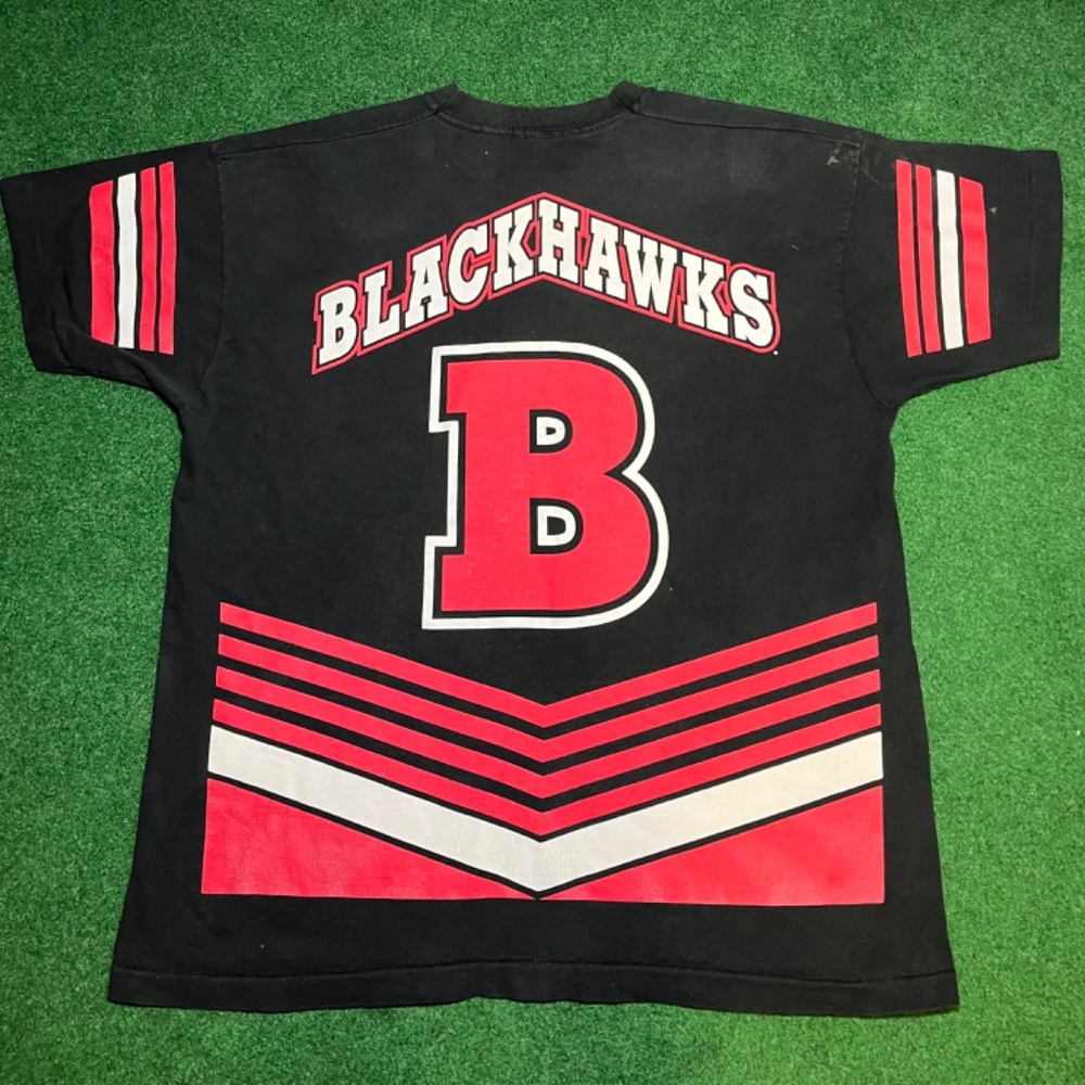 Vintage Chicago Blackhawks Salem Sportswear Tee Made in USA - Picture 5 of 6